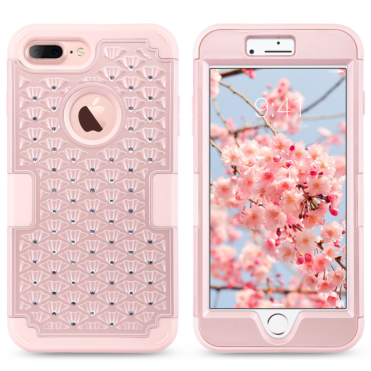 Hybrid Heavy Duty Shockproof FullBody Protective Case for iPhone 7